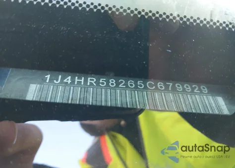 2005 Jeep Grand Cherokee Limited z USA, uszkodzony, nr VIN 1J4HR58265C679929